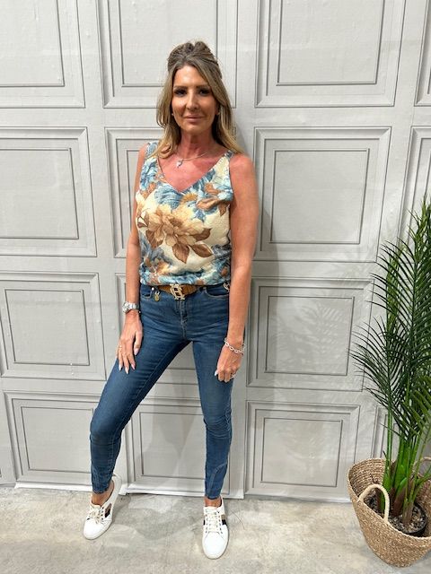 Tank top taupe