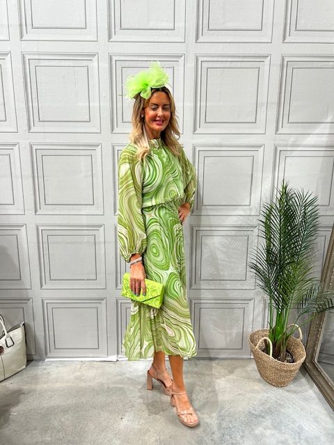 Kira lime swirl