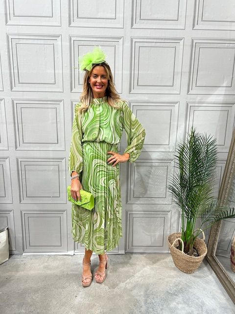 Kira lime swirl