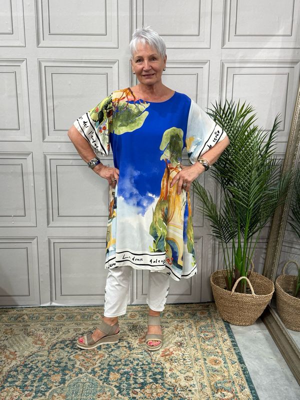 Cote ď Azur Royal Blue Midi