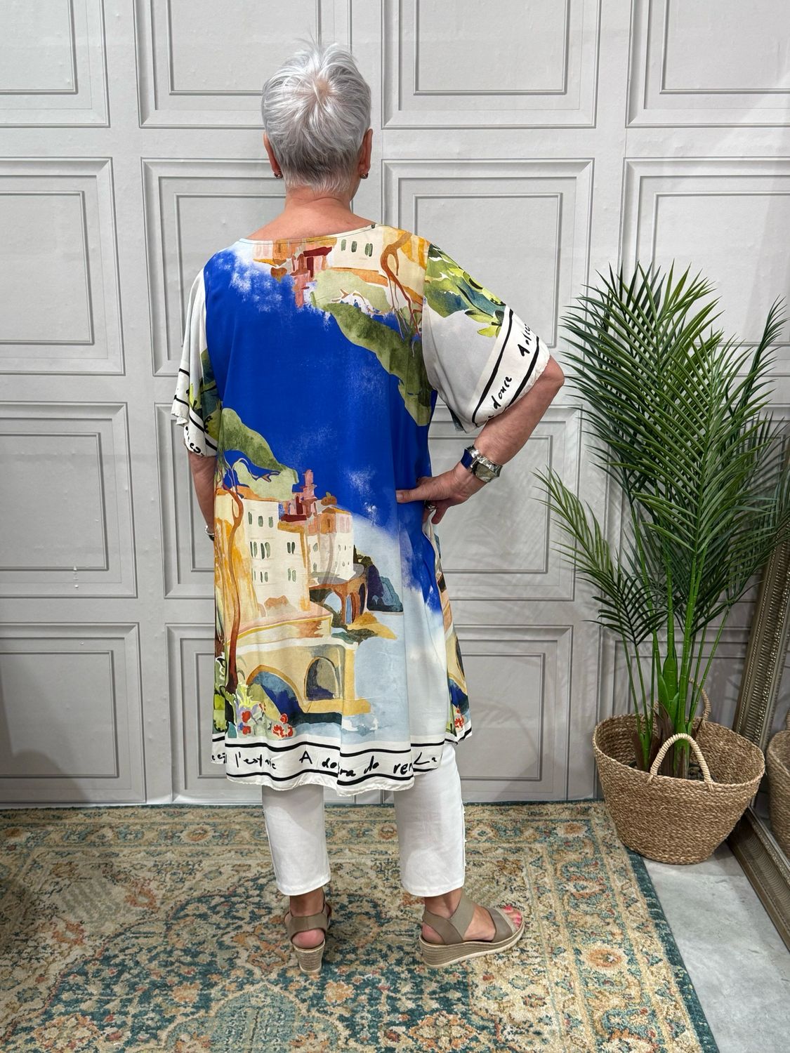 Cote ď Azur Royal Blue Midi