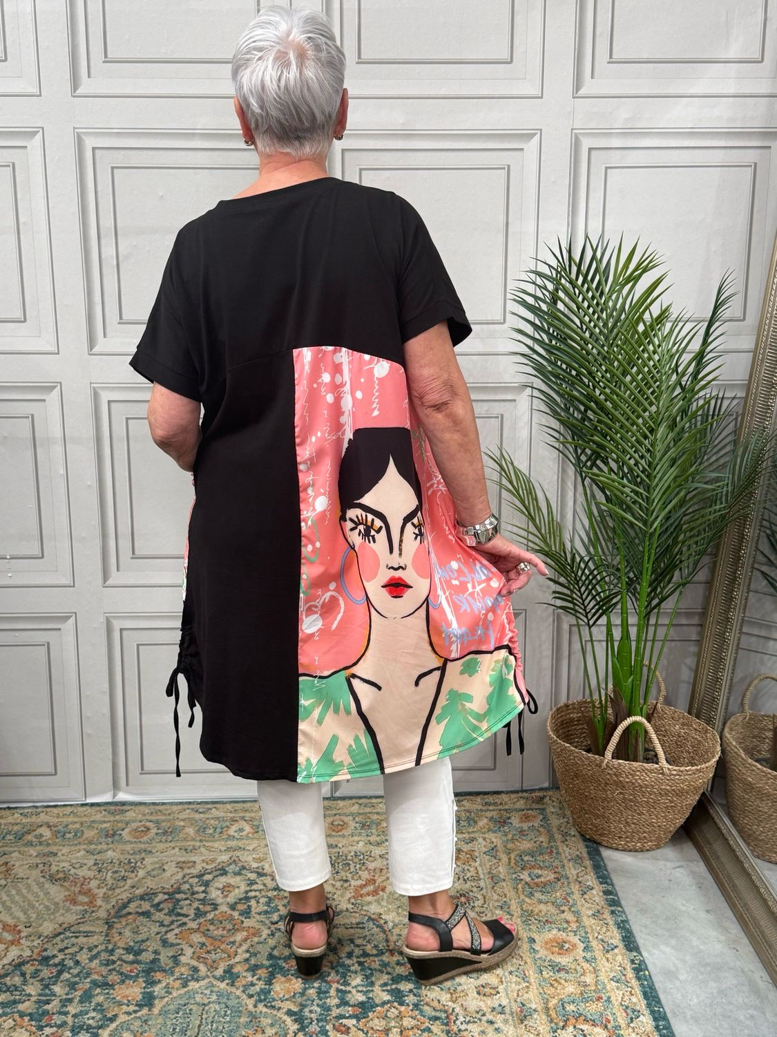 Lashes Face Dress