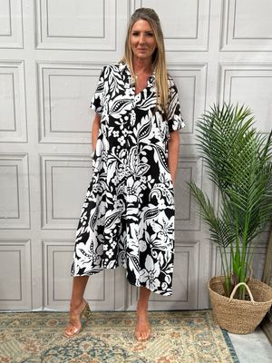 Floral Black