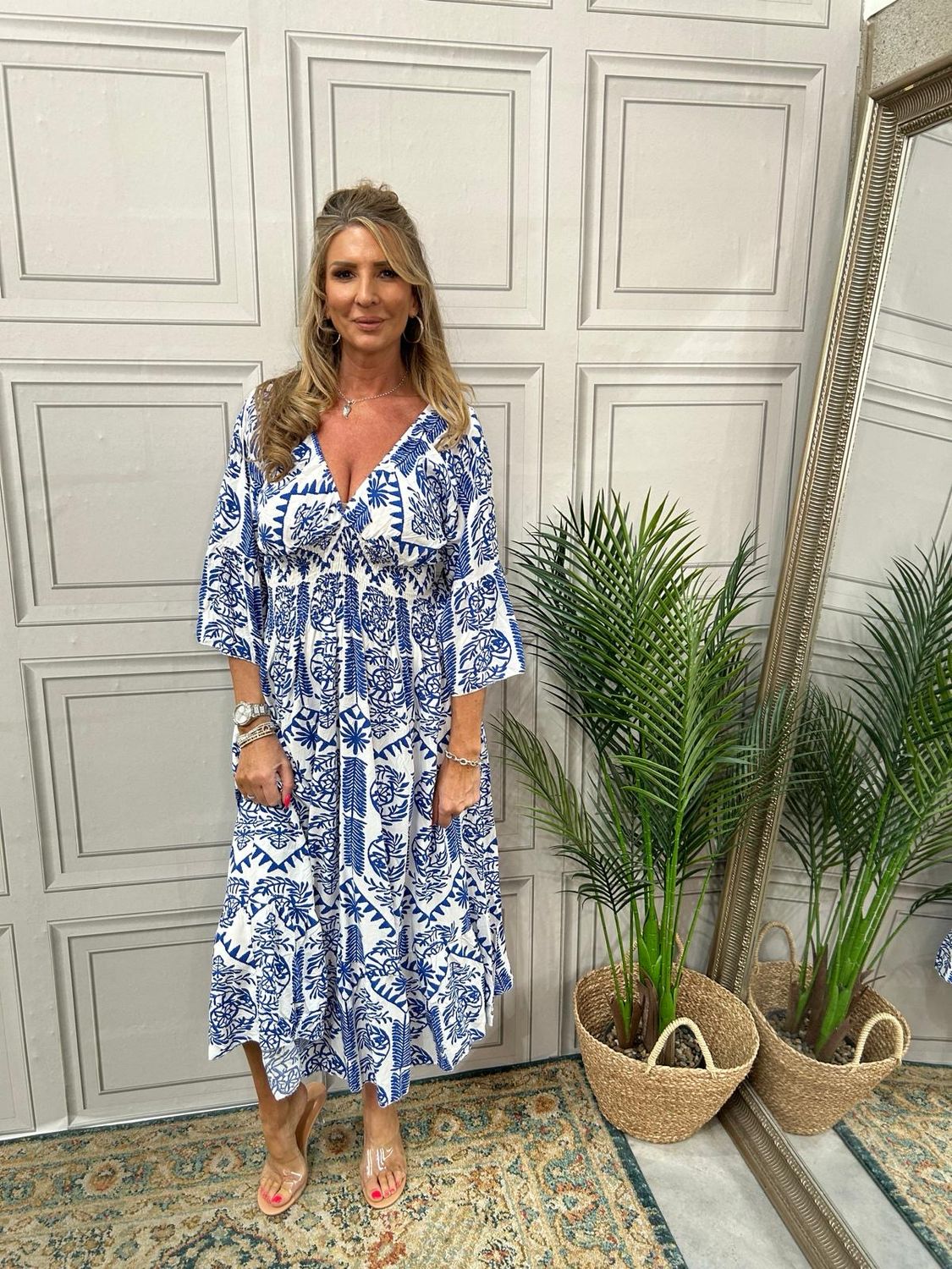 Flora Royal Blue