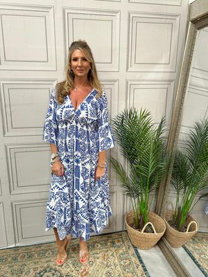 Flora Royal Blue