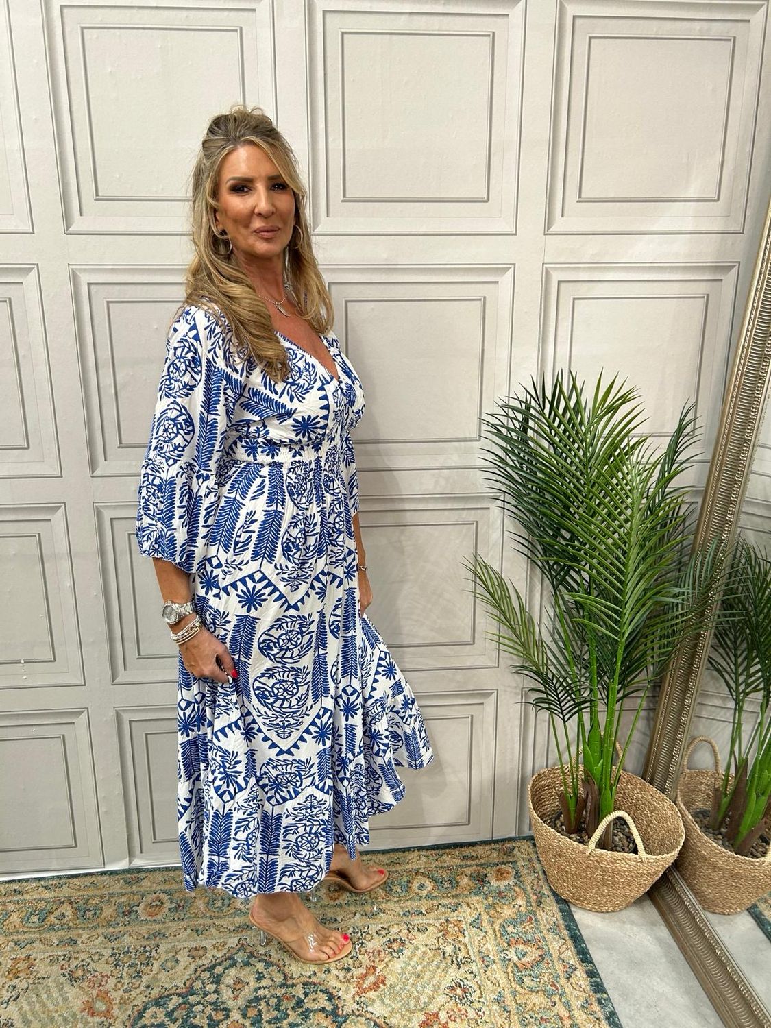Flora Royal Blue