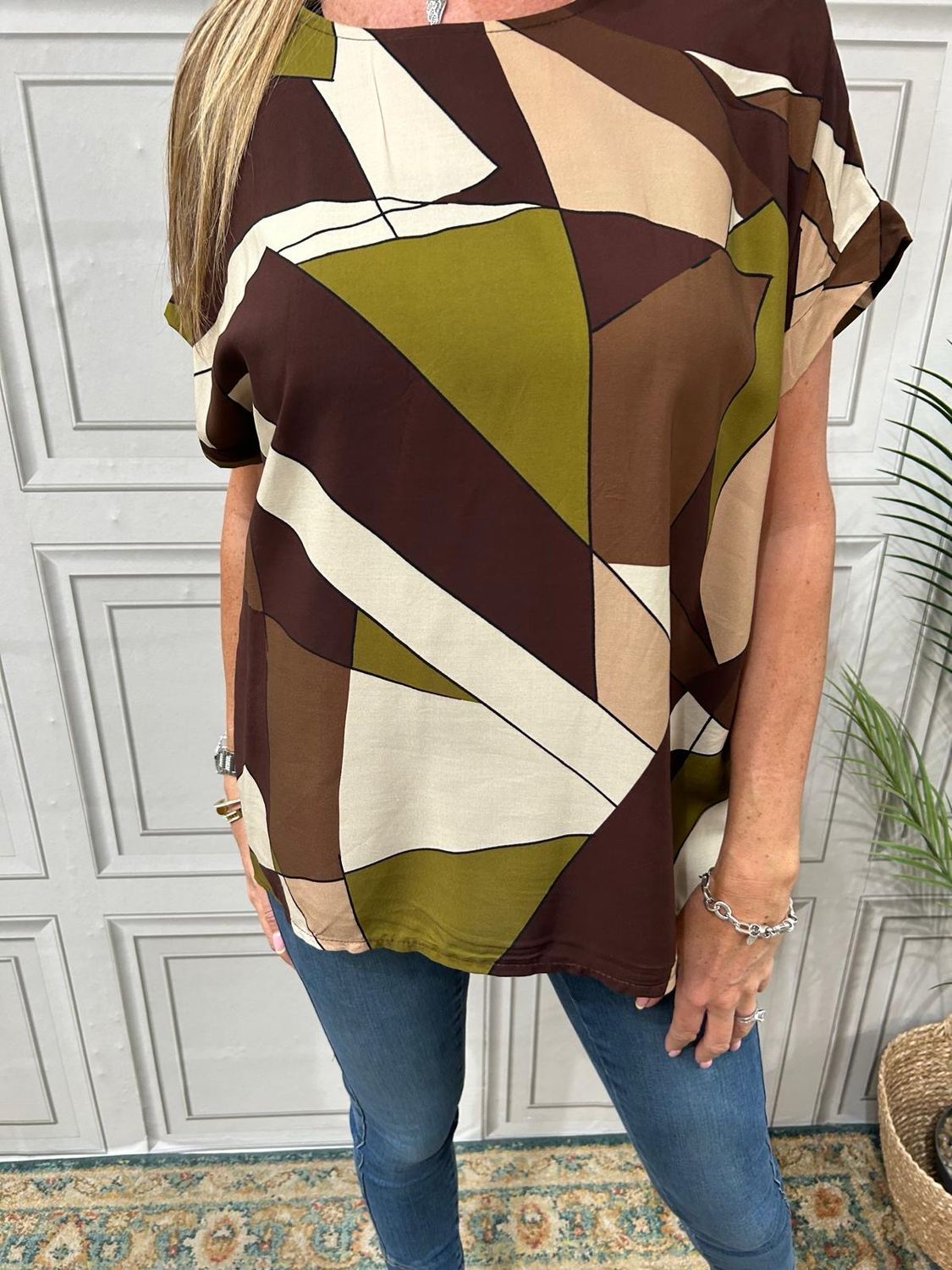 Geo Brown Khaki