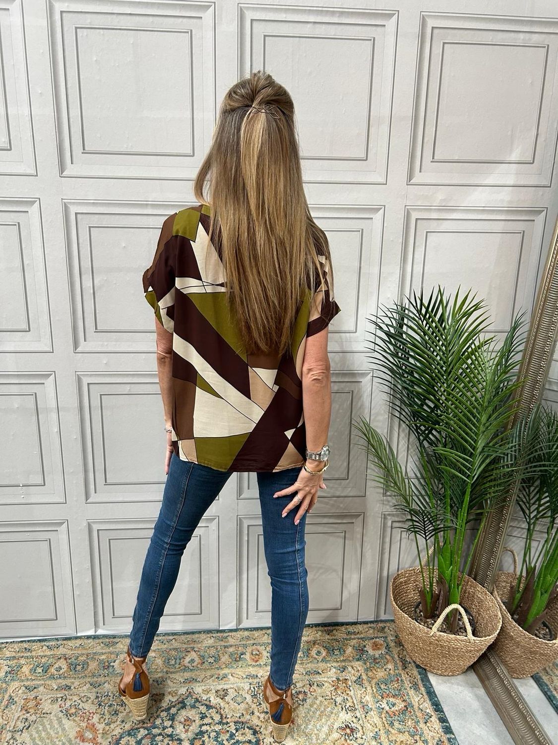 Geo Brown Khaki