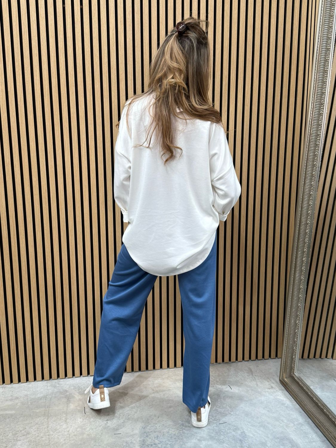 Luna Luxe Lounge Trousers Denim