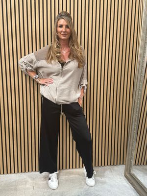 Luna Luxe Lounge Trousers Black