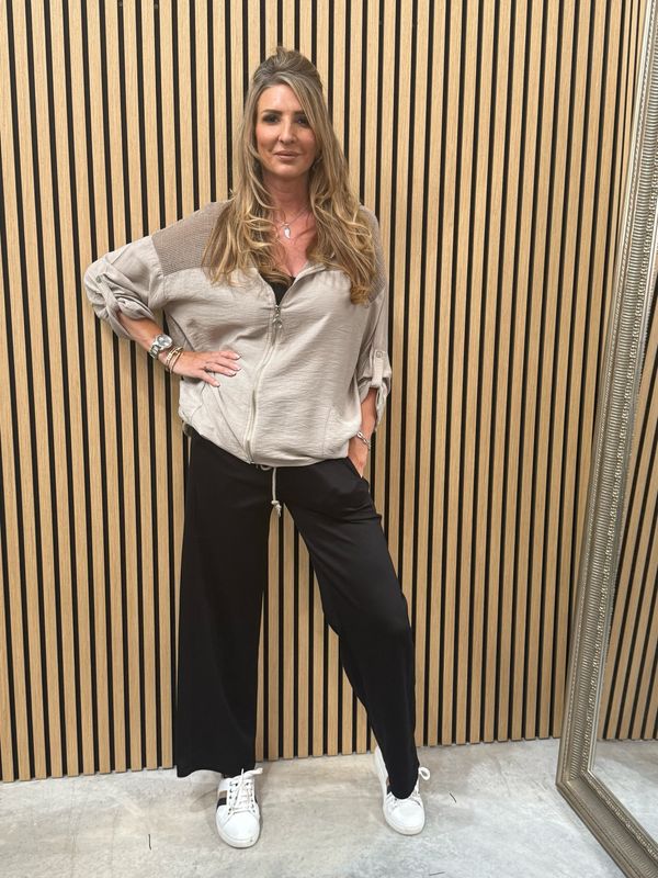Luna Luxe Lounge Trousers Black