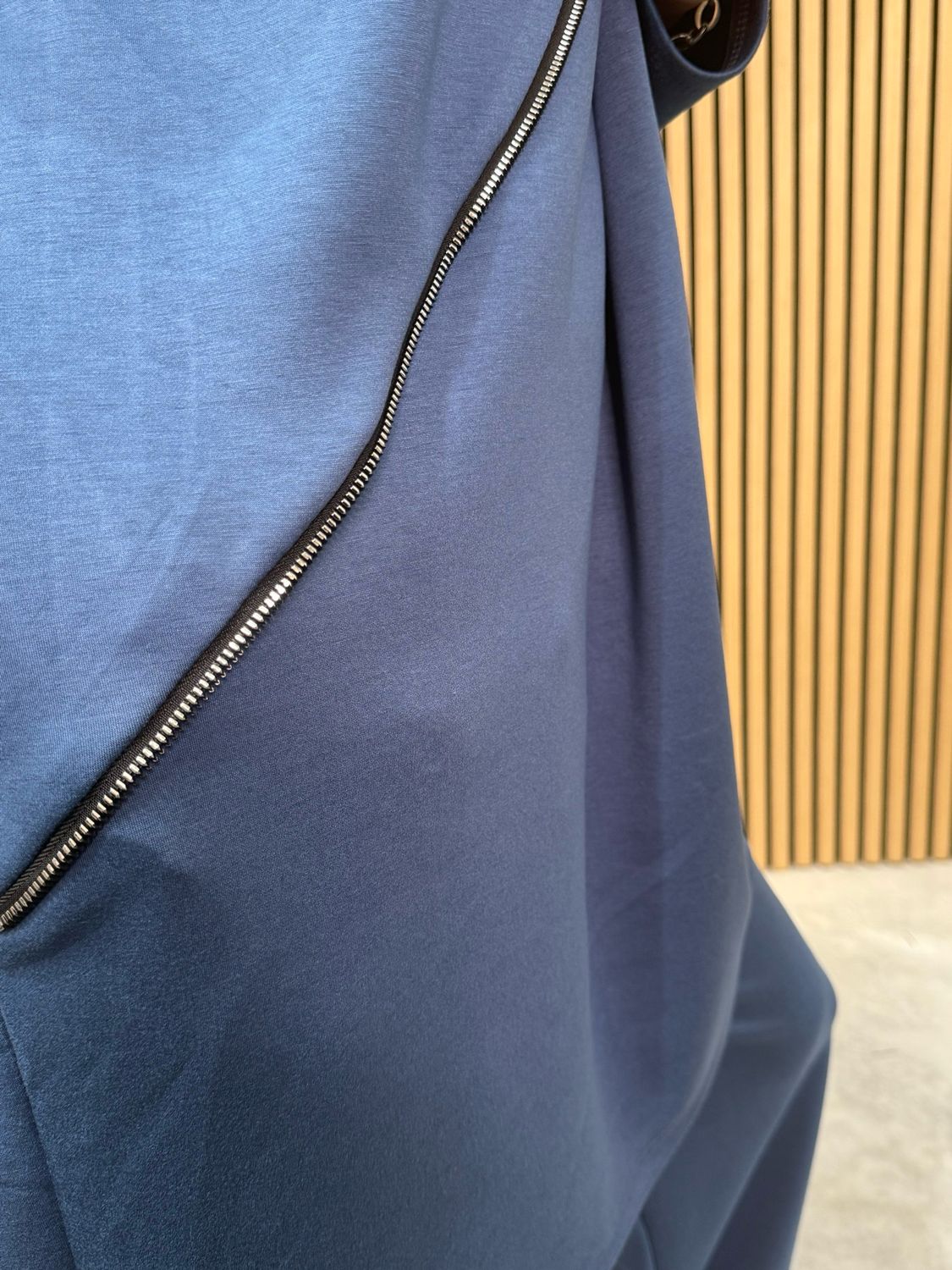 Zira Zip Jumper Denim