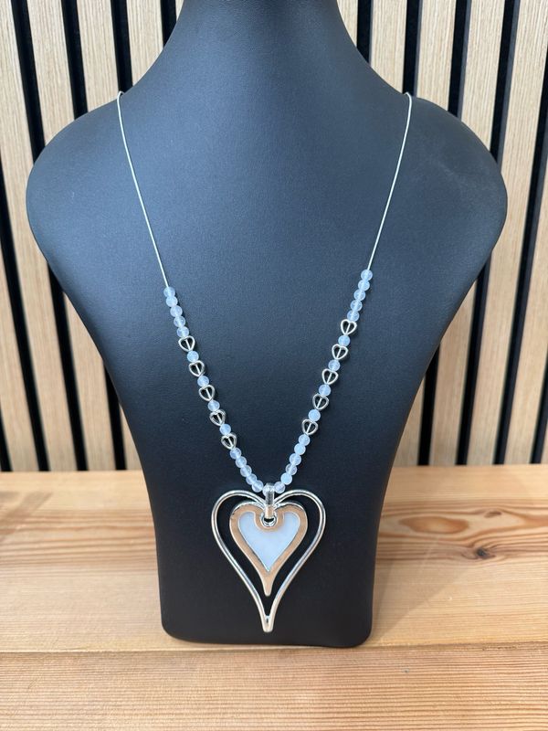 Double Heart Necklace
