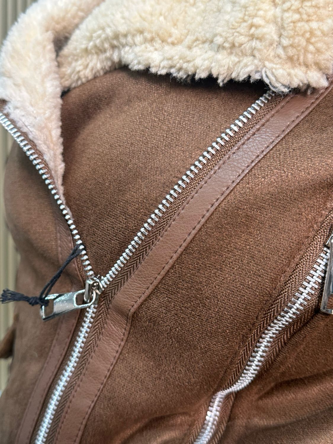 Biker jacket Brown
