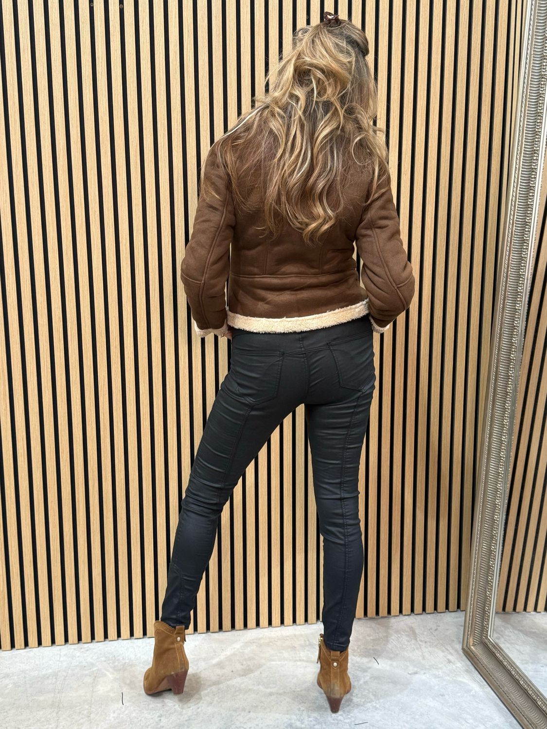 Biker jacket Brown