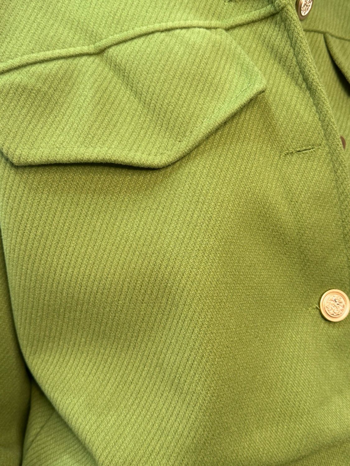 Aurelia Cropped Jacket Green