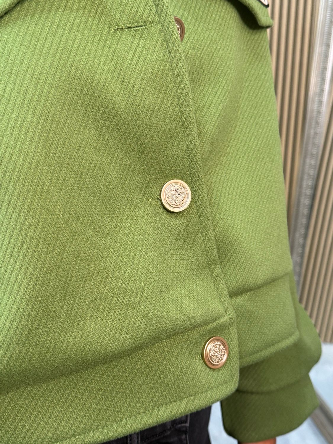 Aurelia Cropped Jacket Green