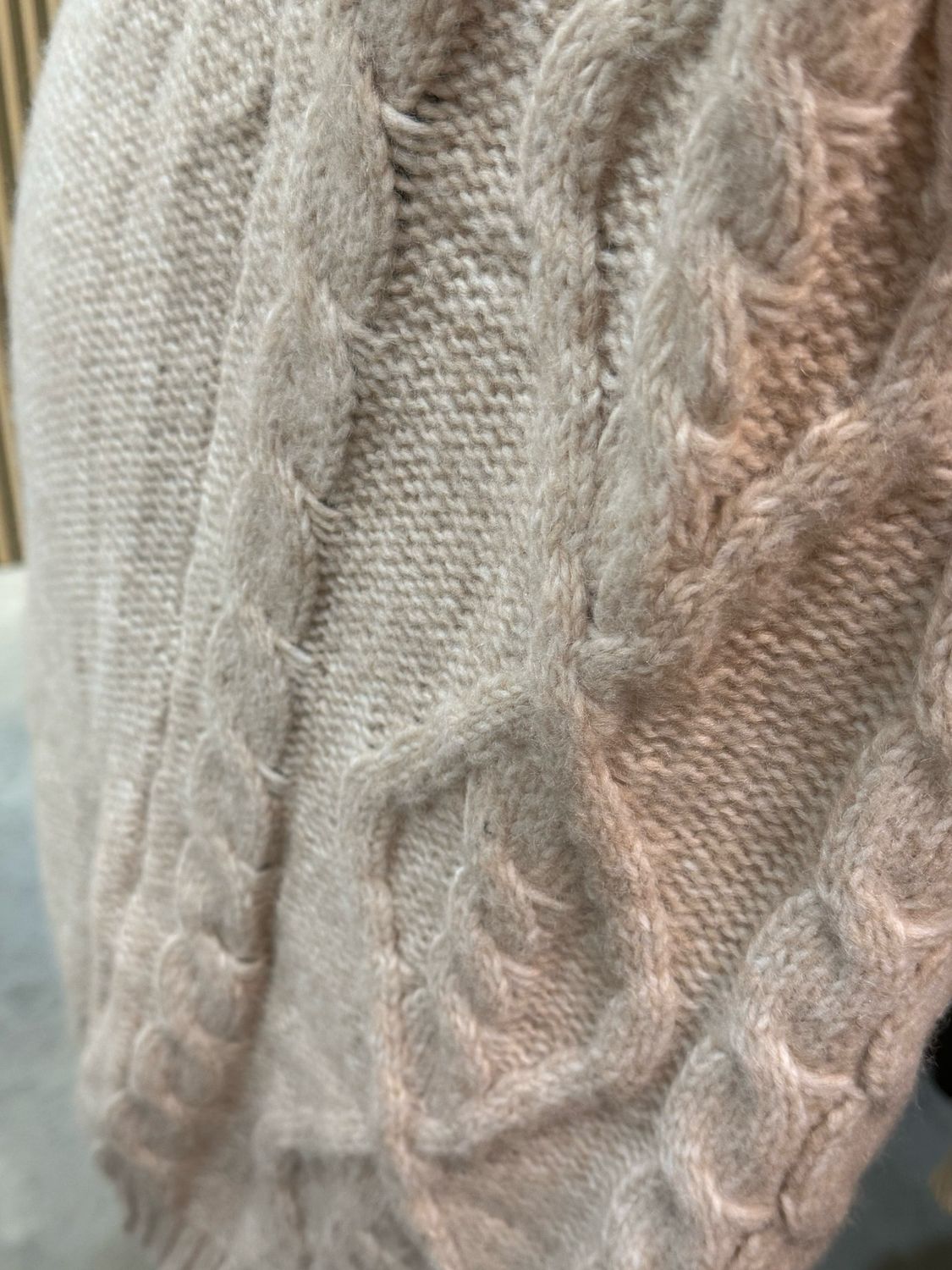 Cosy Knit Cardigan Beige