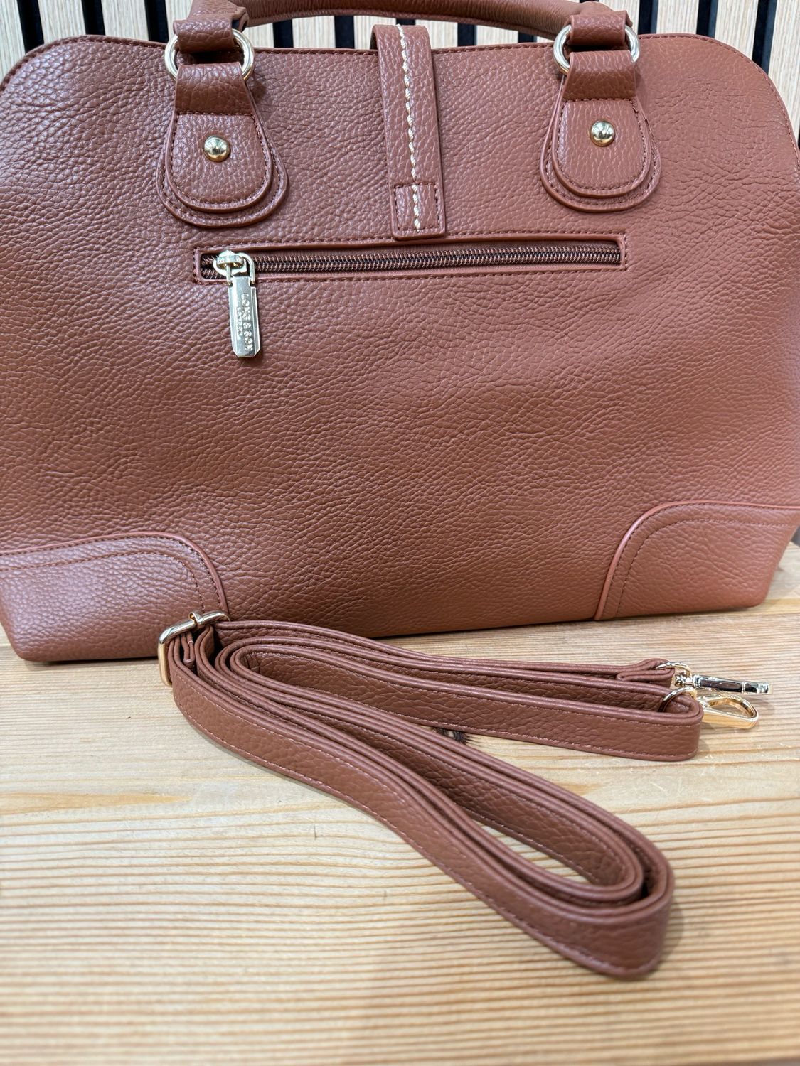 Zathira - Classic Tan Handbag