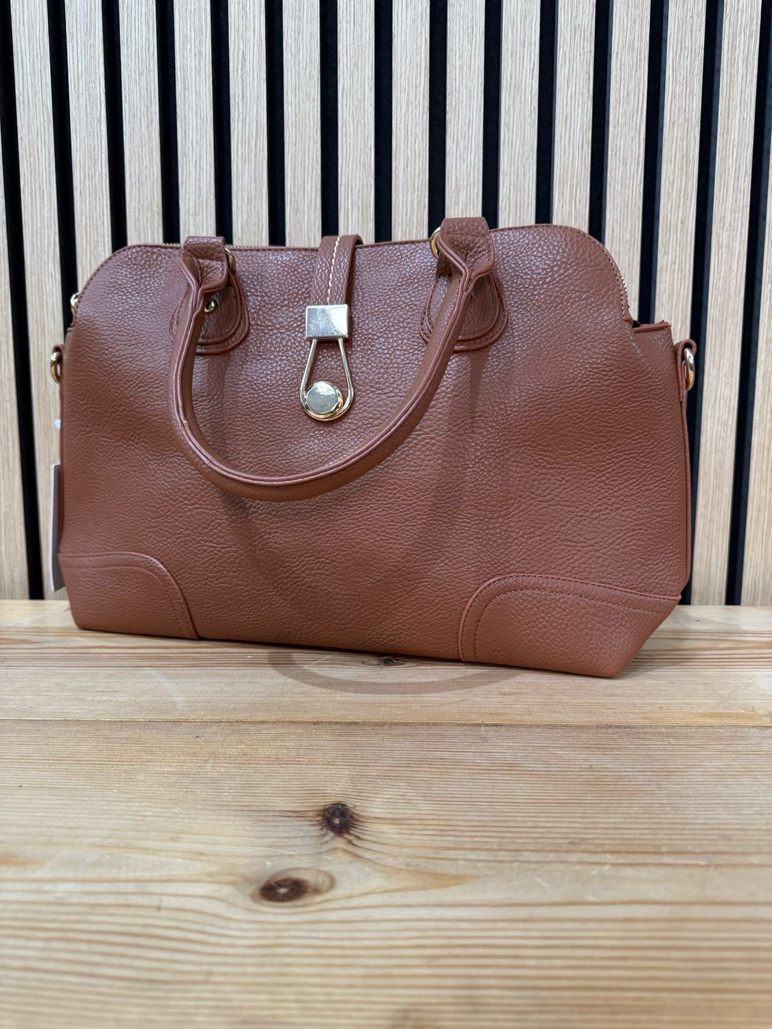 Zathira - Classic Tan Handbag