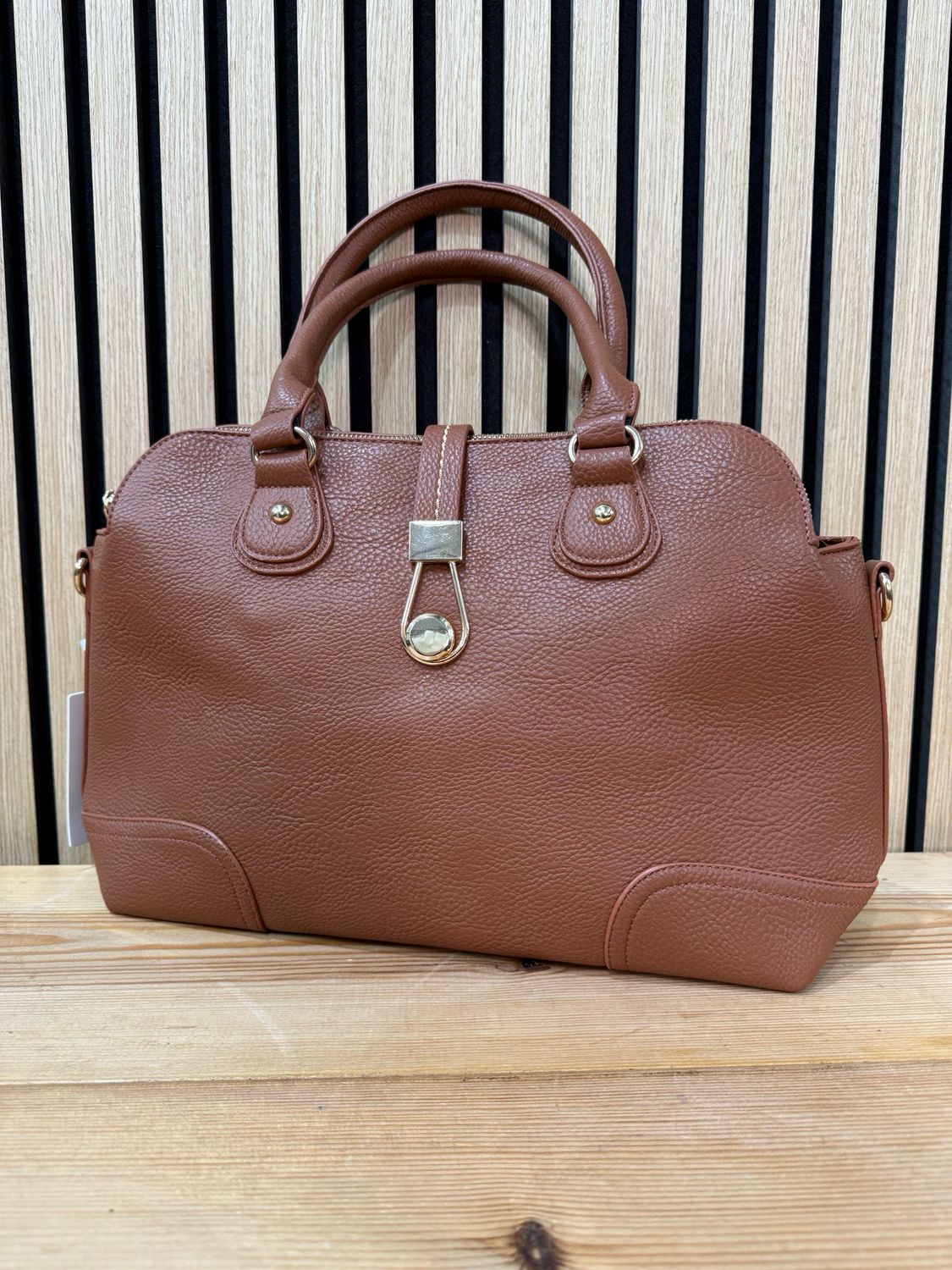 Zathira - Classic Tan Handbag