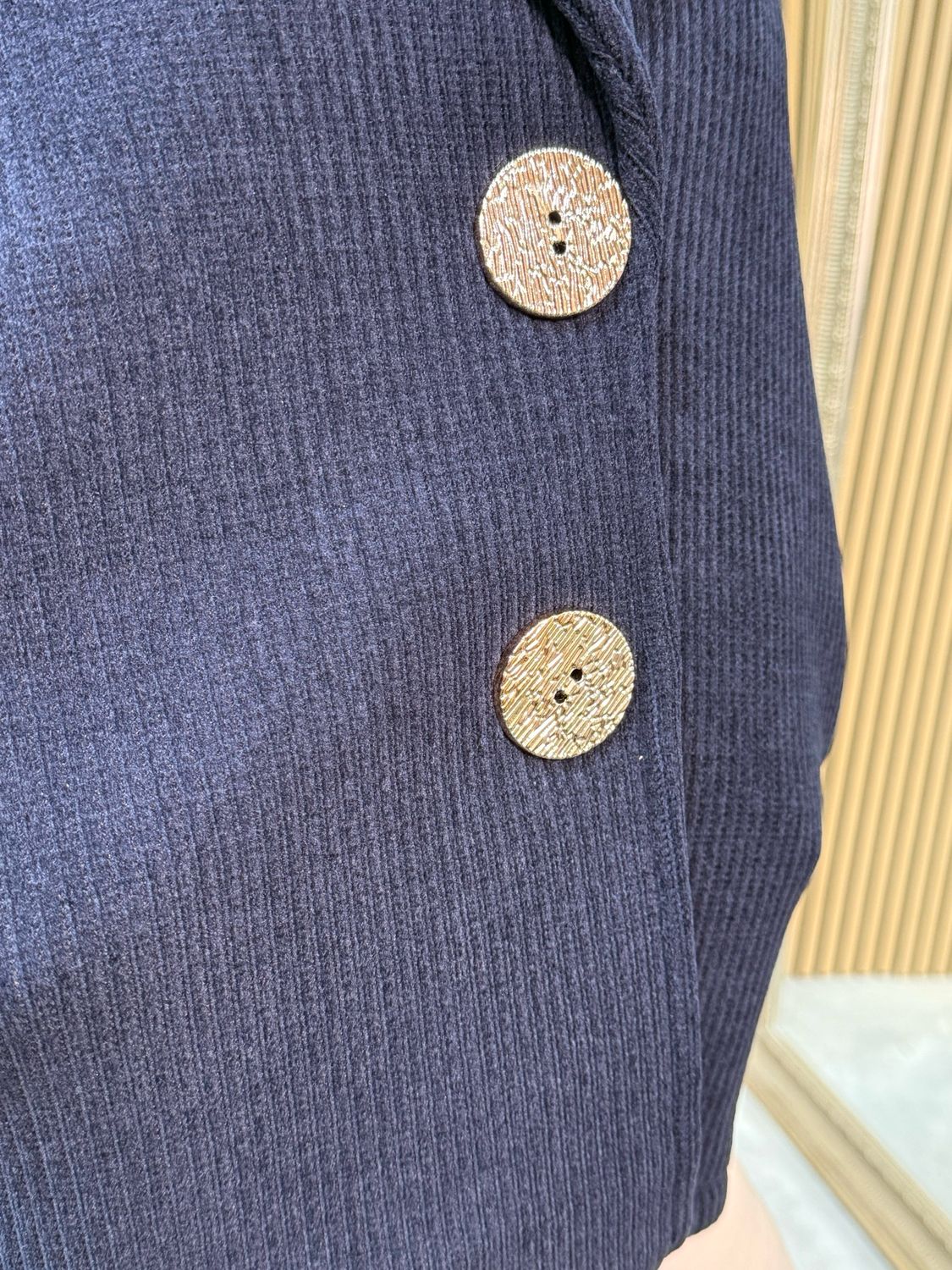 Milly - Navy Textured Jacket