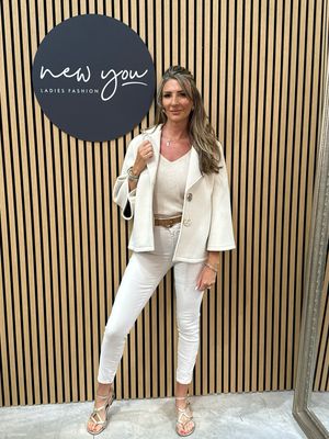 Milly - Textured Beige Jacket