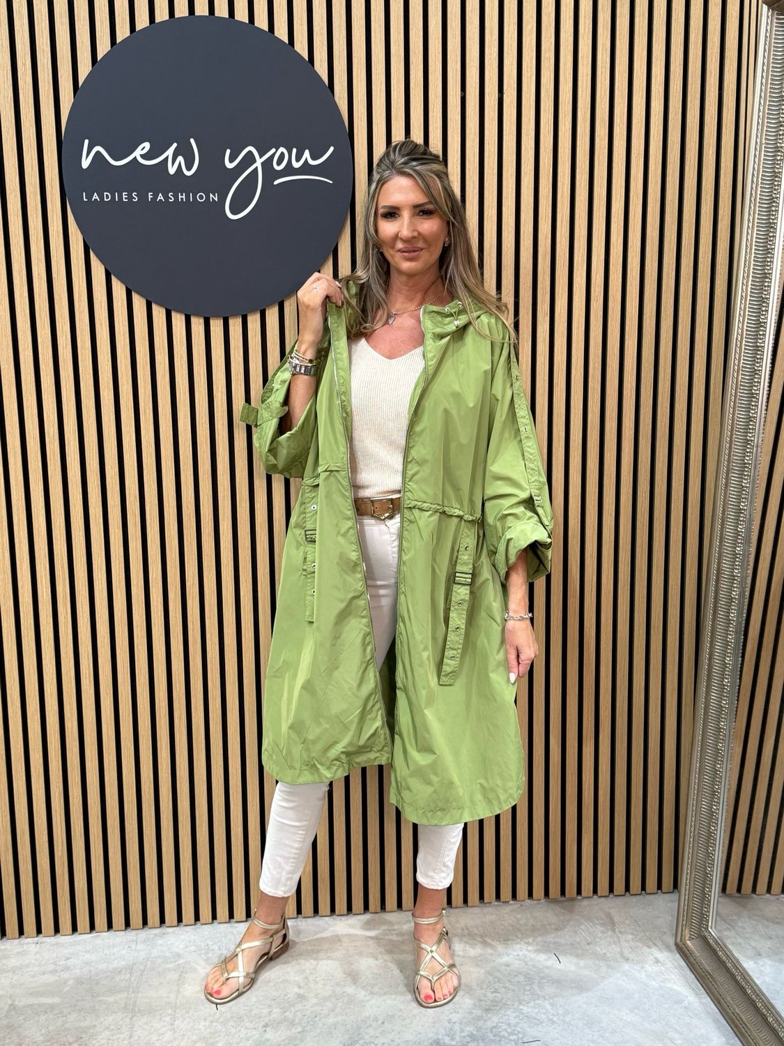 Athens - Lightweight Parka Lime