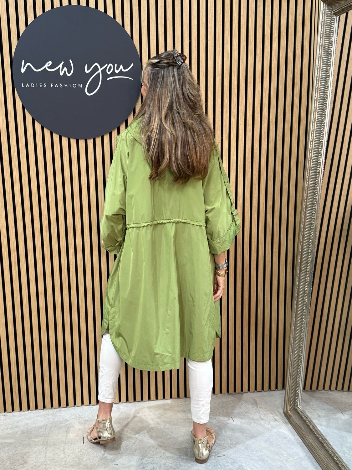 Athens - Lightweight Parka Lime