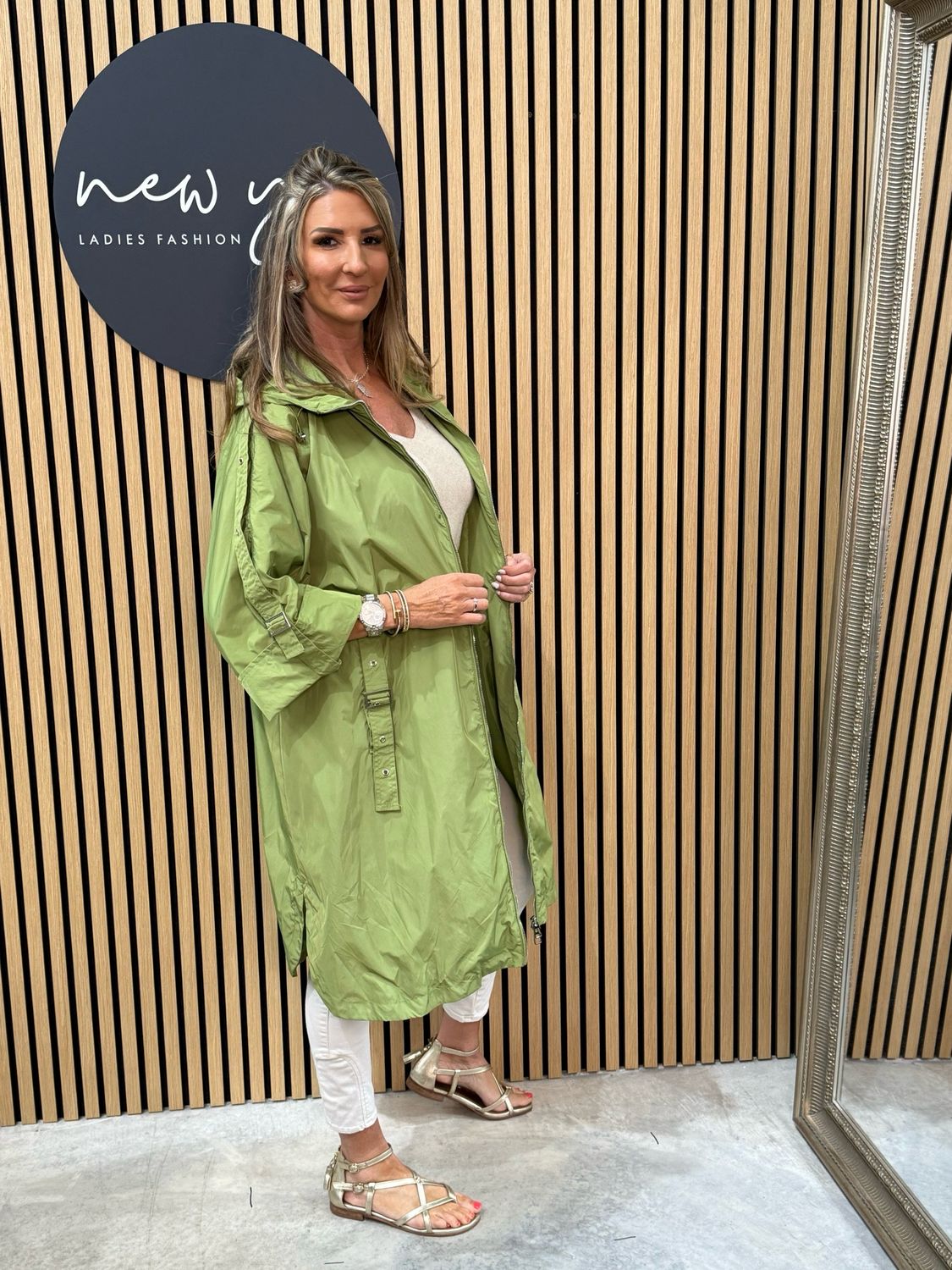 Athens - Lightweight Parka Lime