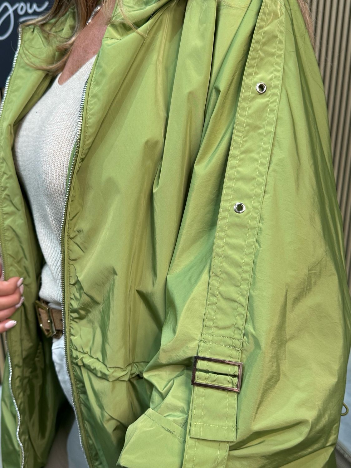 Athens - Lightweight Parka Lime