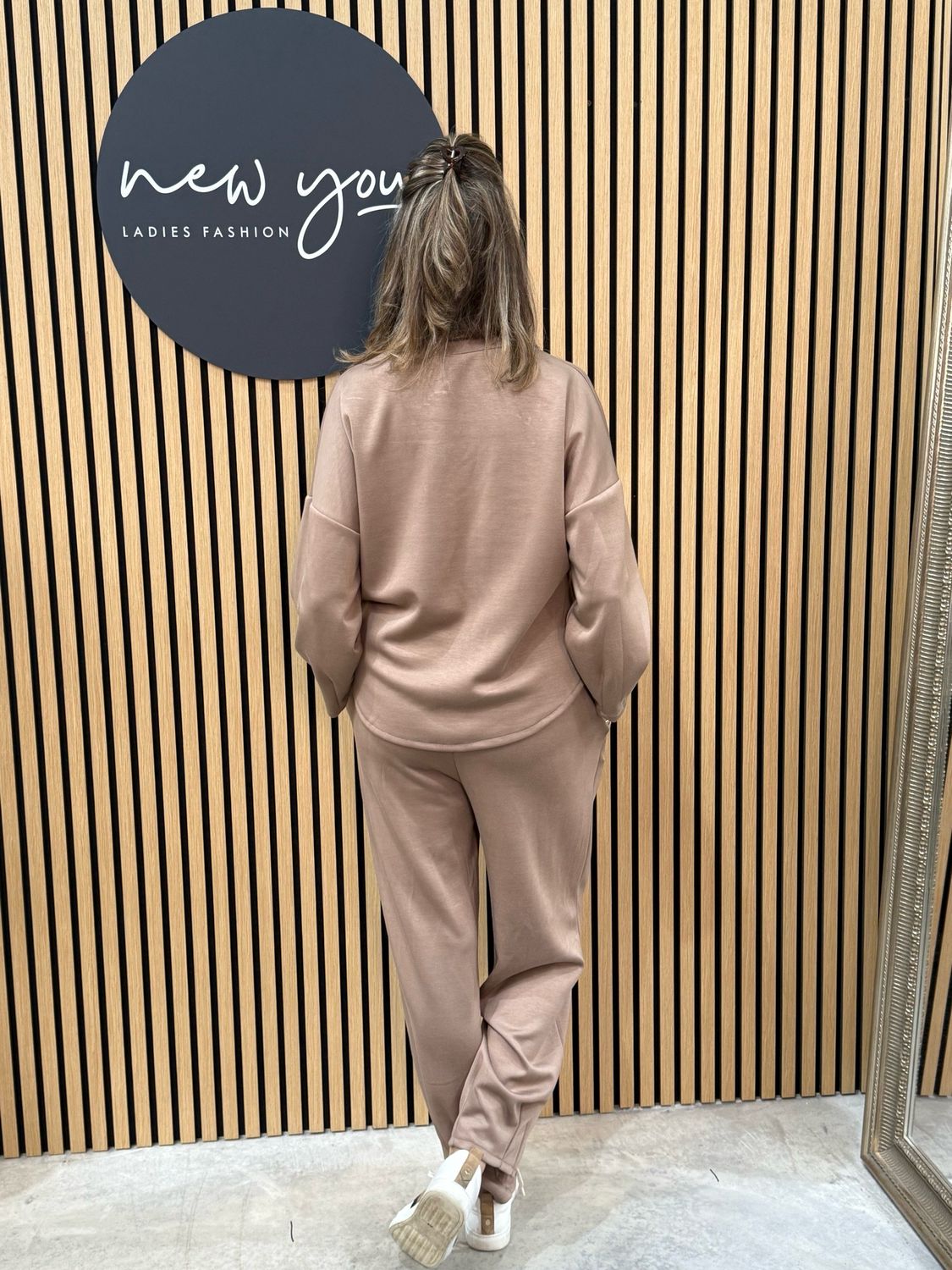 Lottie - Taupe Lounge Wear Set