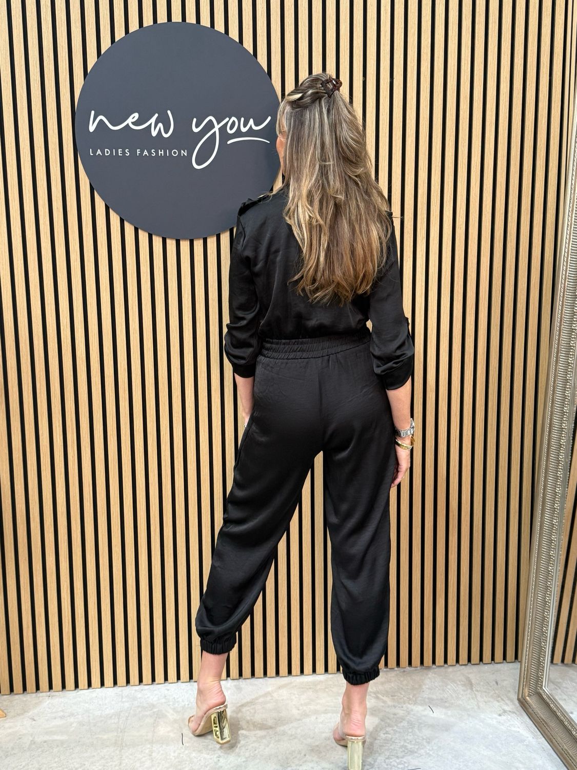Raya - Chic Black Utility Jumpsuit