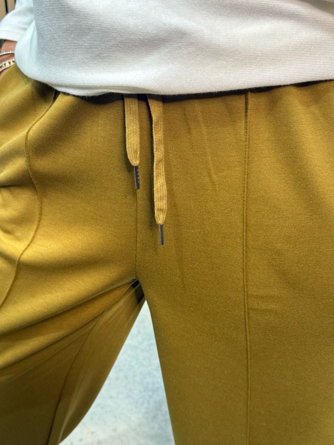 Relaxed Lounge Trousers Mustard