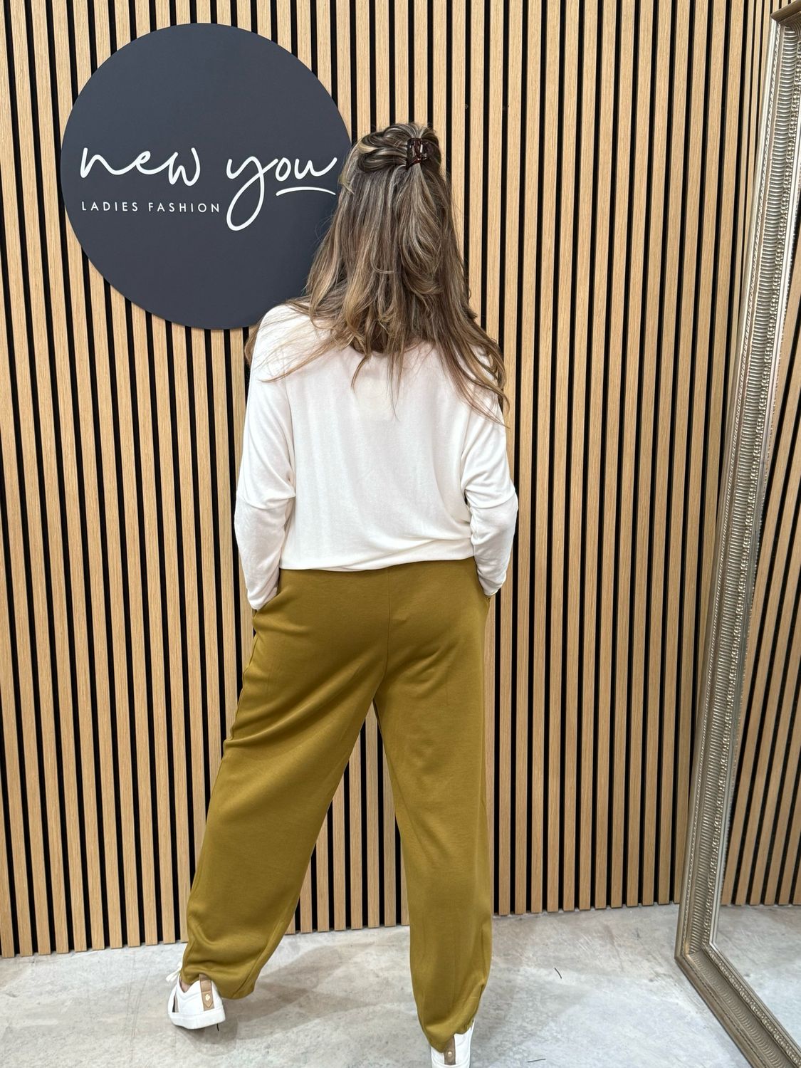 Relaxed Lounge Trousers Mustard