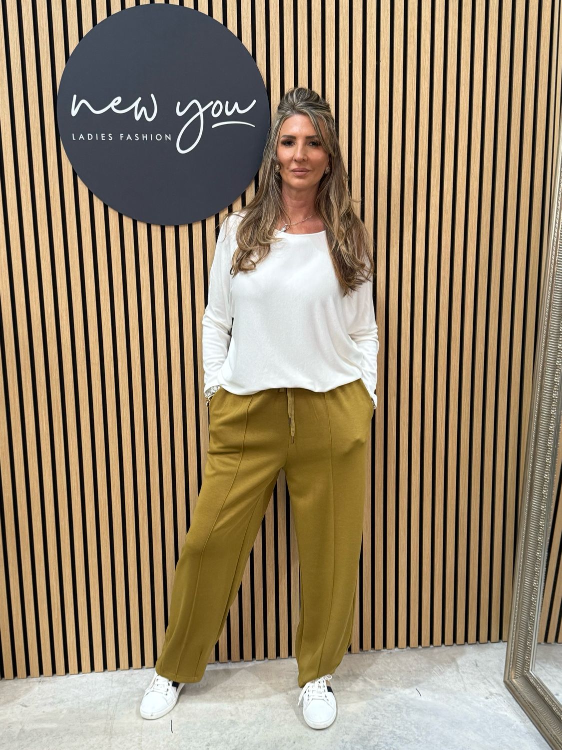 Relaxed Lounge Trousers Mustard