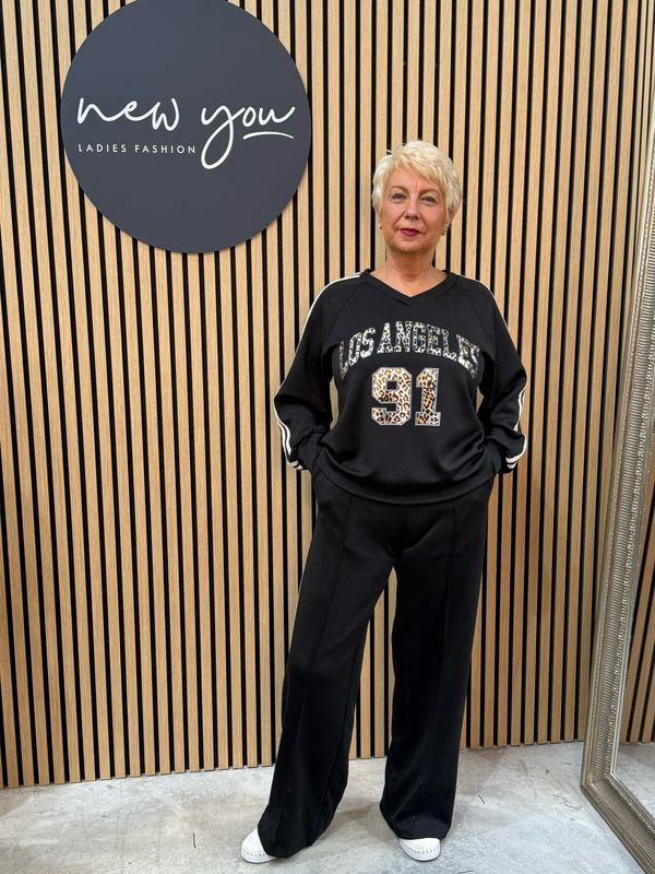 Los Angeles Lounge Set Black