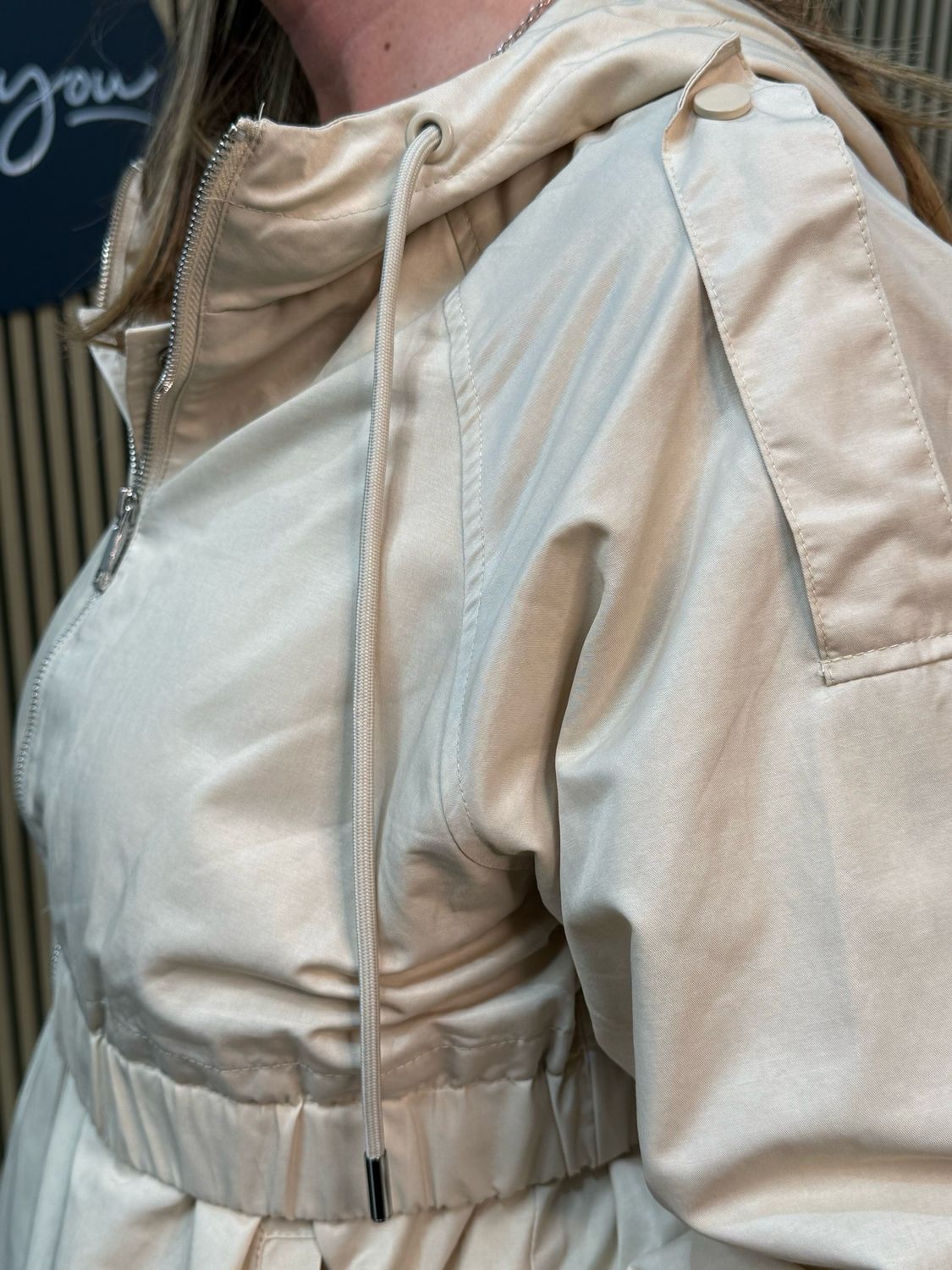 Hooded Parka - Beige