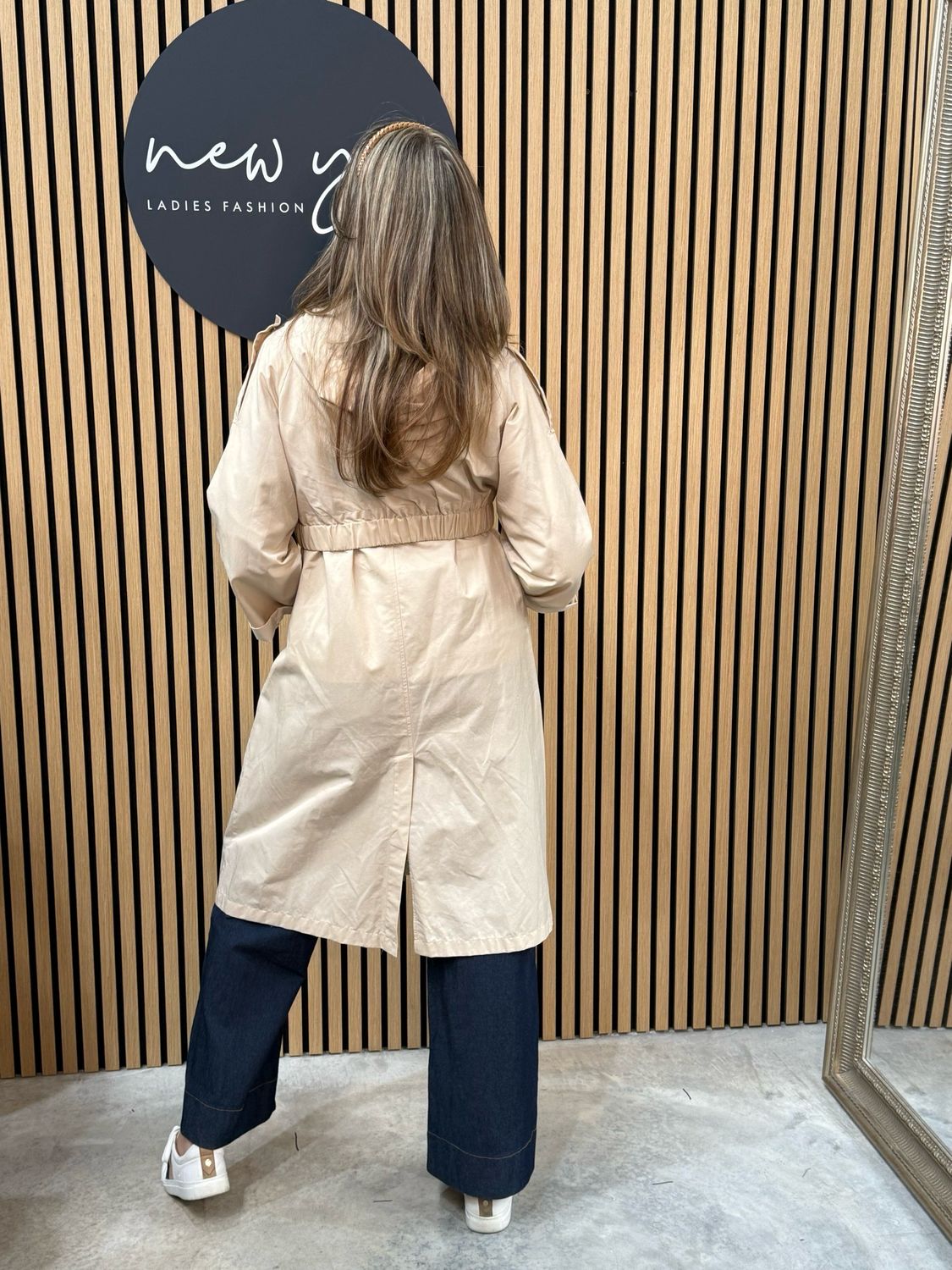 Hooded Parka - Beige