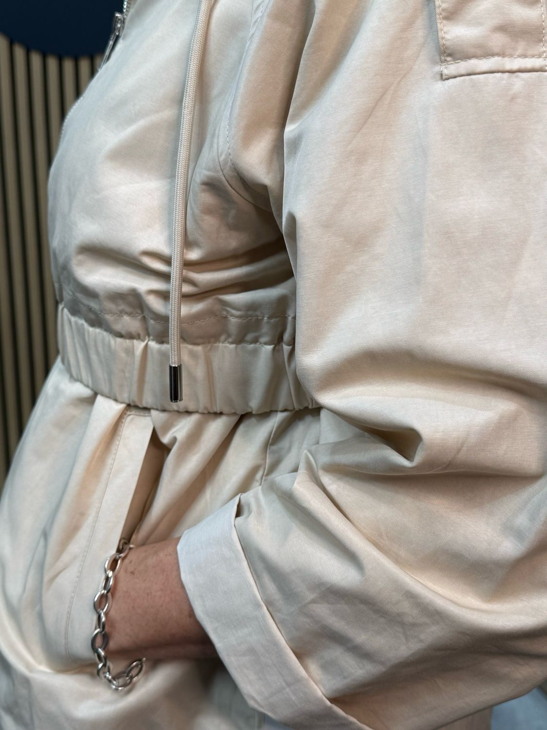 Hooded Parka - Beige