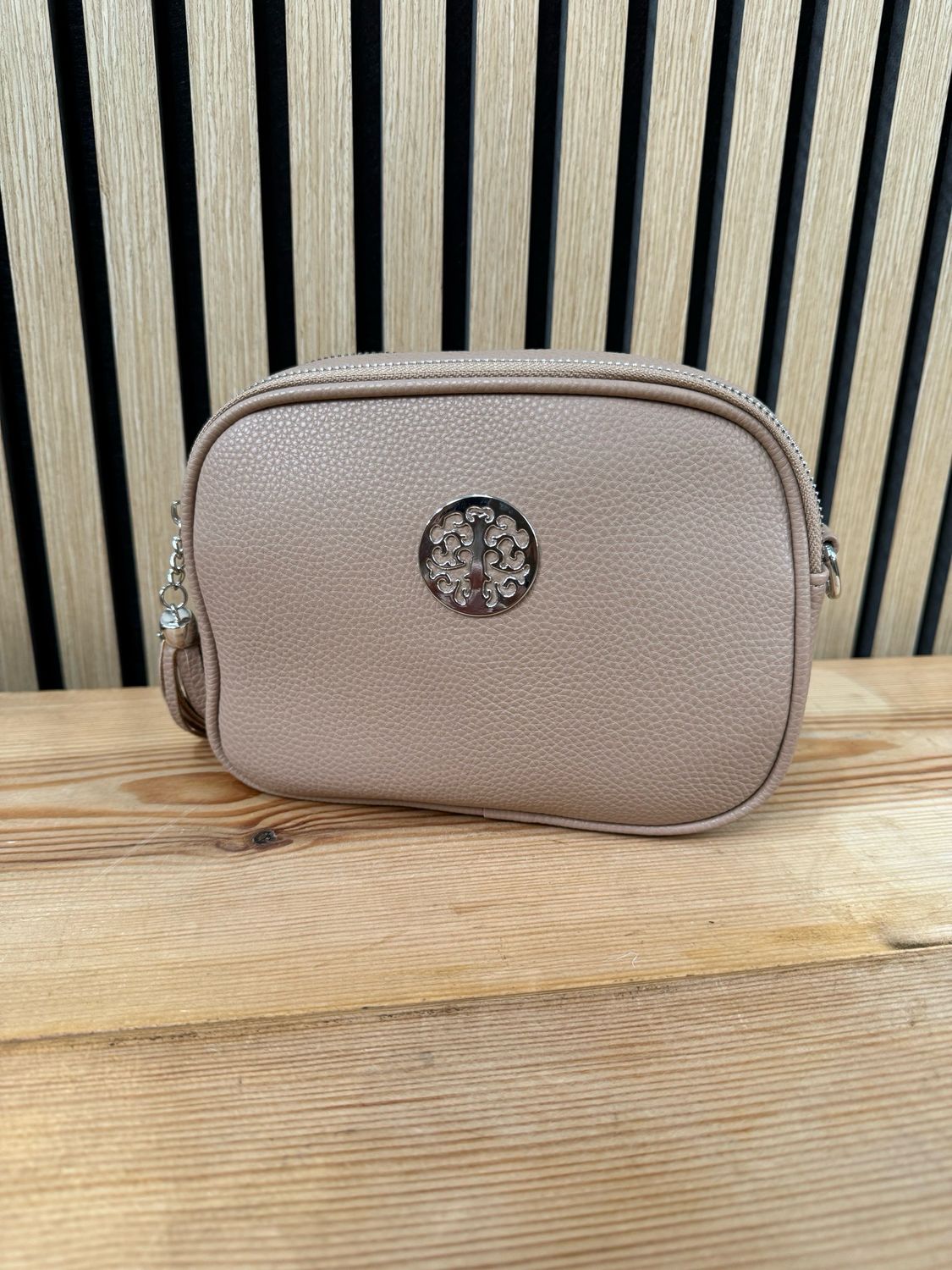 Cross Body Camera Bag- Beige