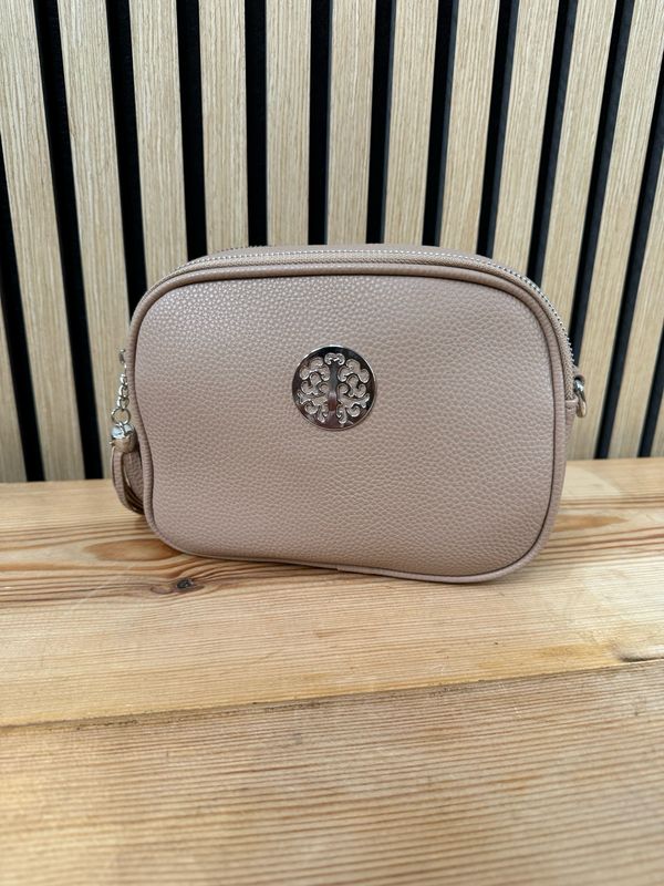 Cross Body Camera Bag- Beige
