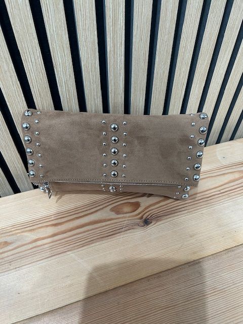 Stud clutch Taupe
