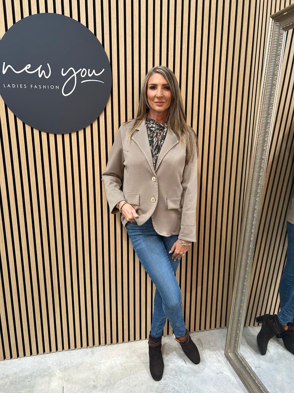 Classic Blazer - Taupe