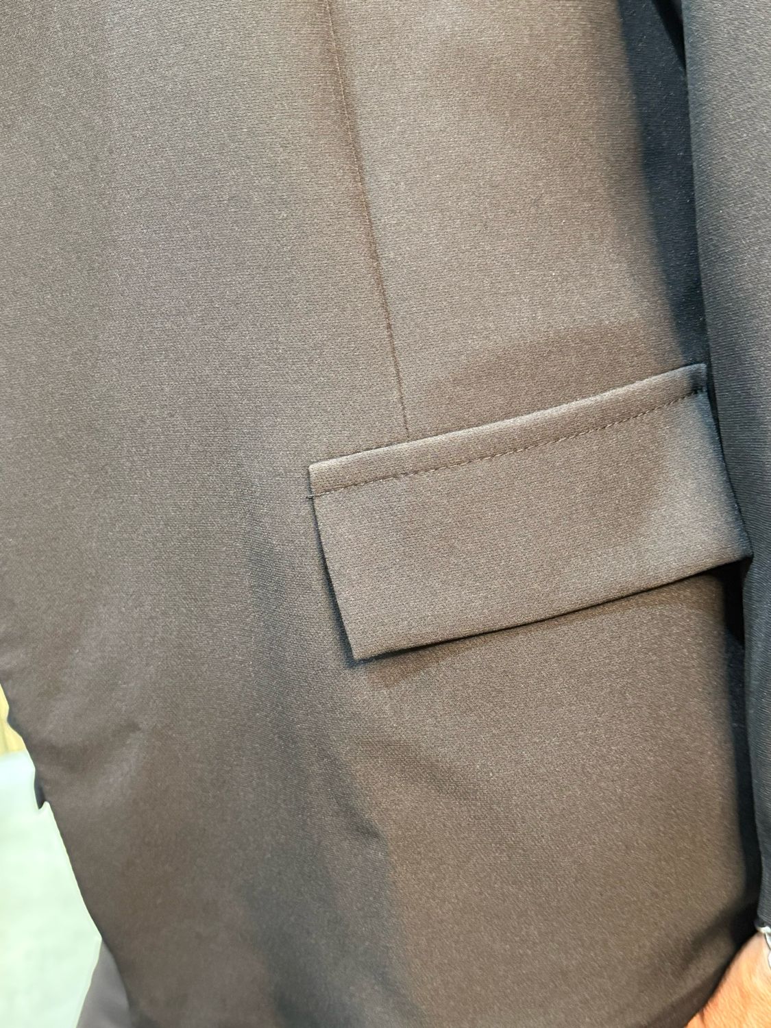 Tailored Open Blazer - Black