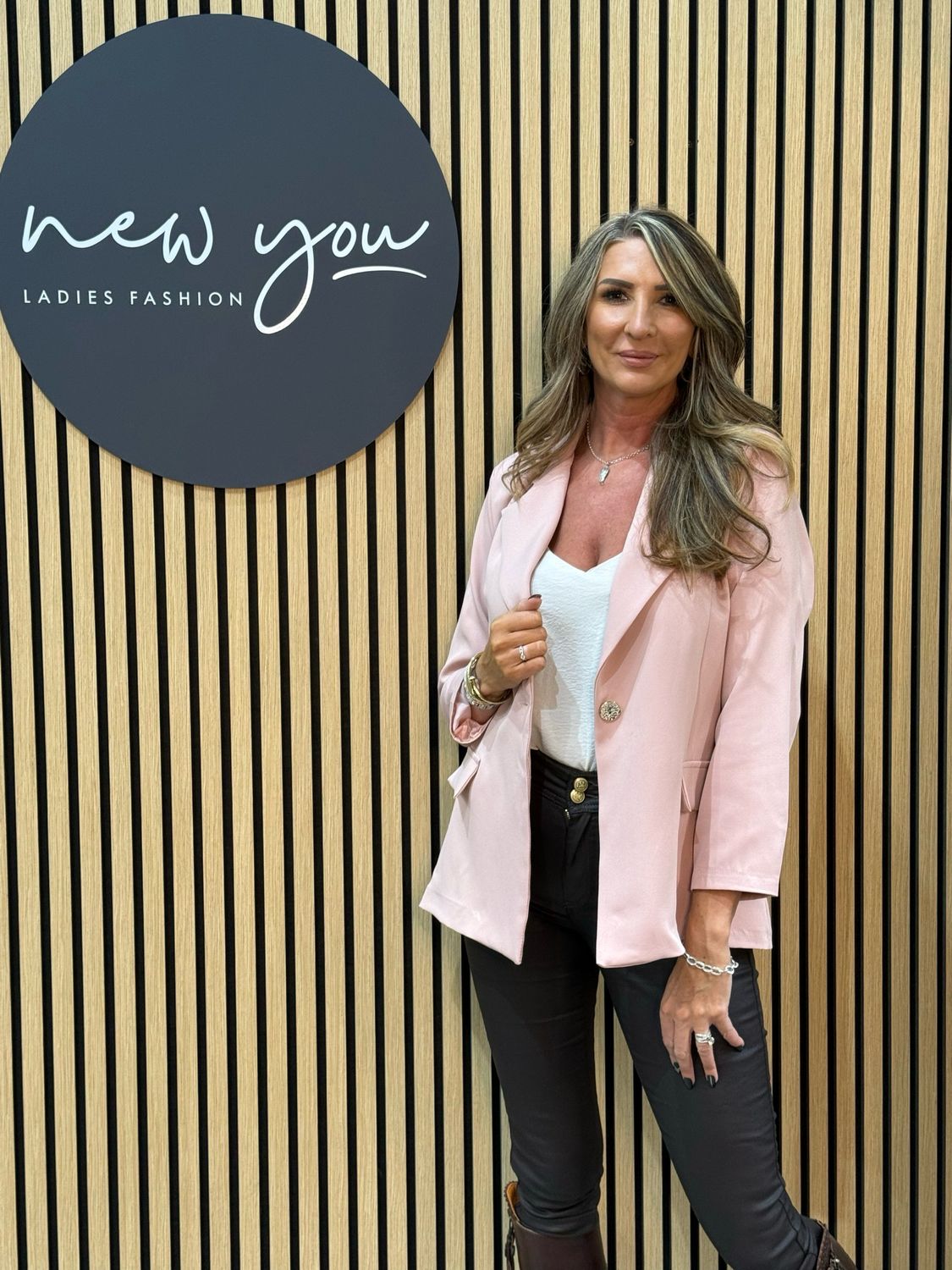Tailored Open Blazer - Pink