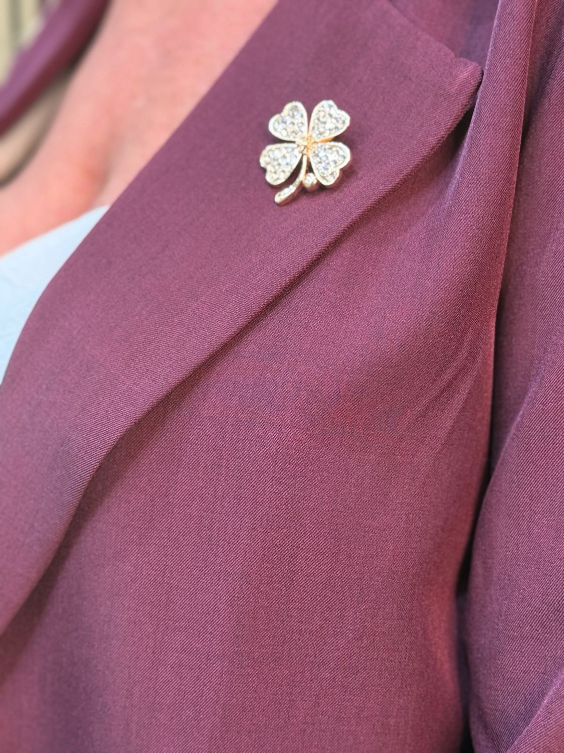 Longline Blazer - Burgundy