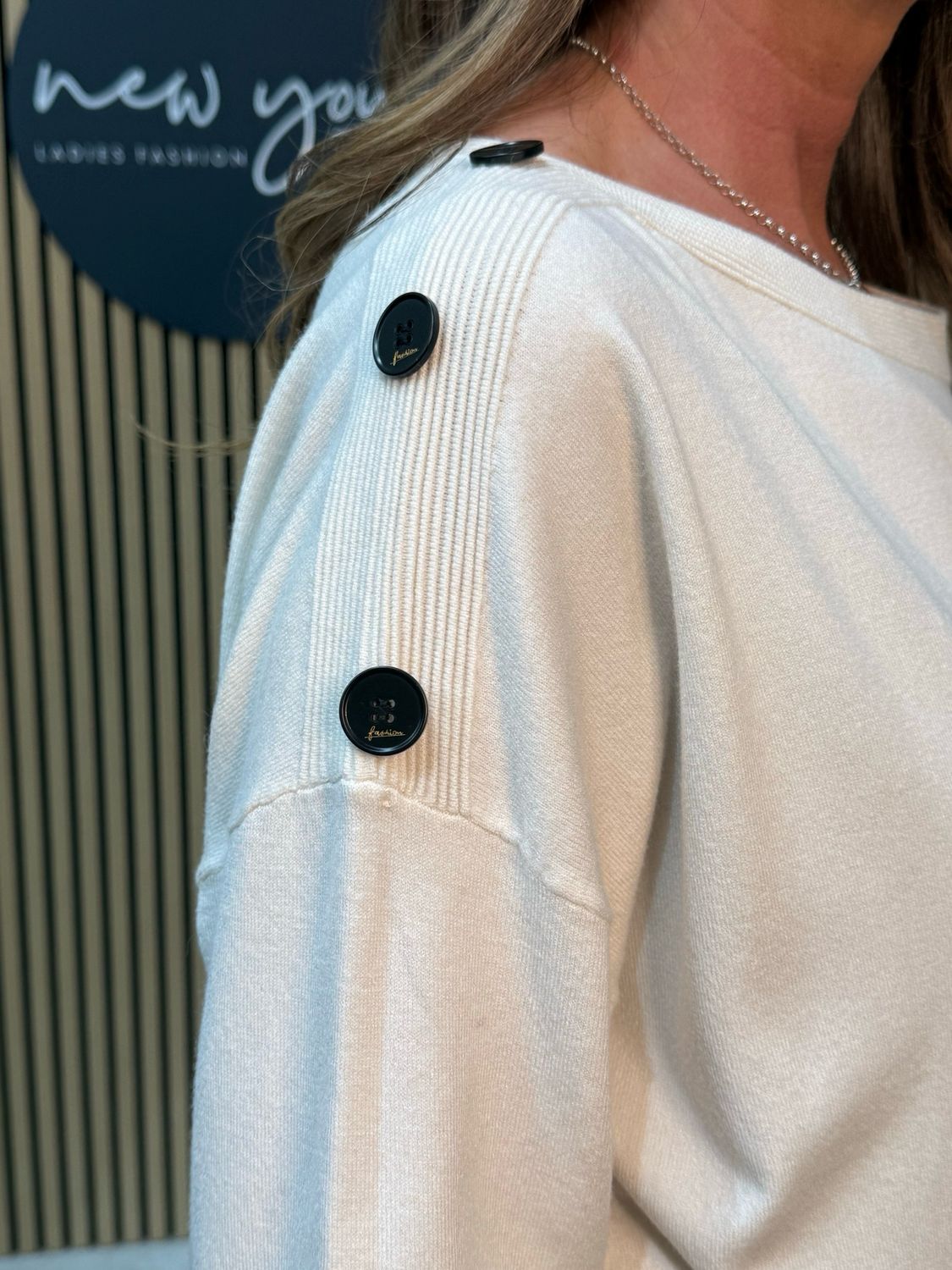 Stella - Button Shoulder Tunic