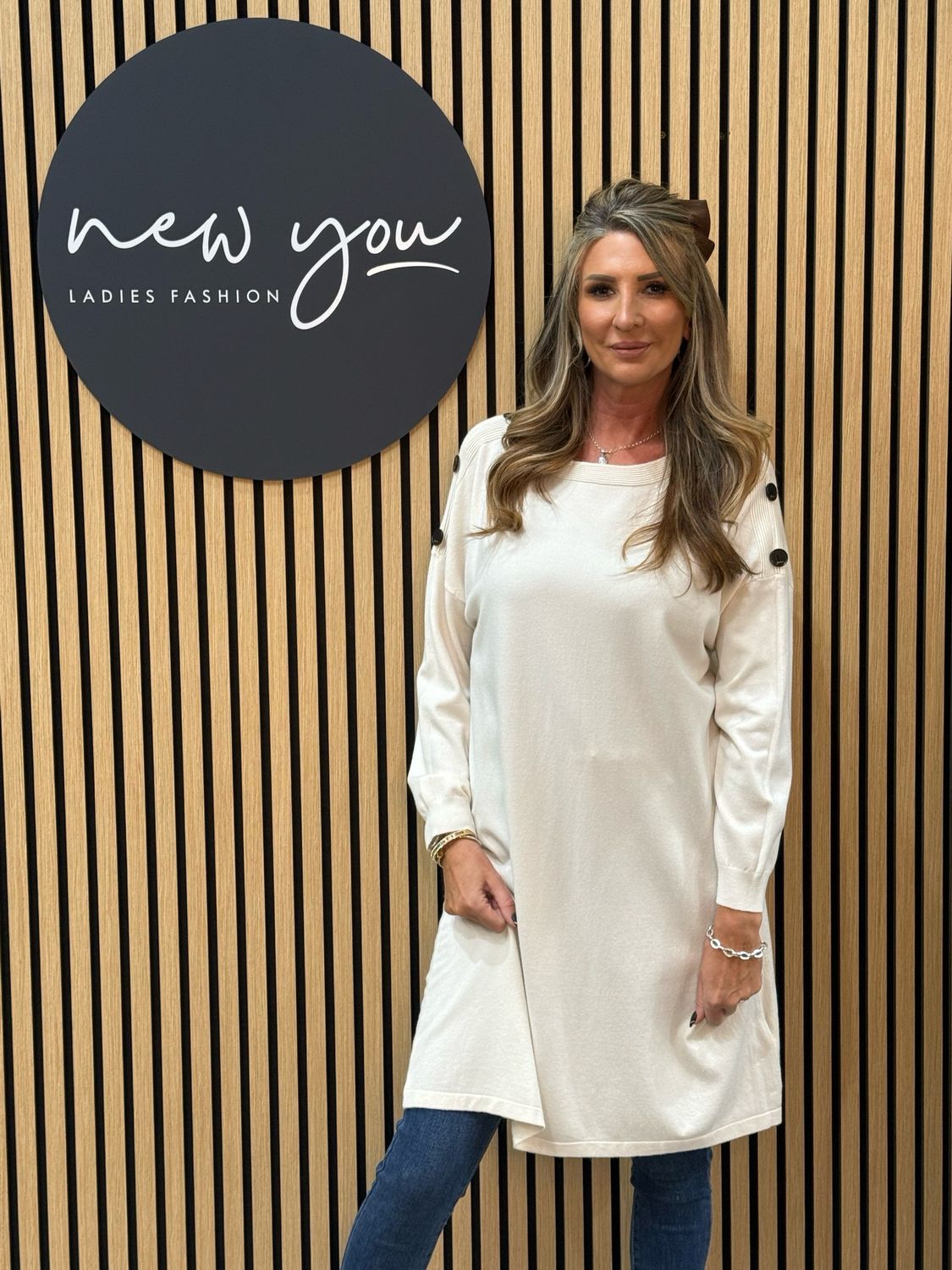 Stella - Button Shoulder Tunic