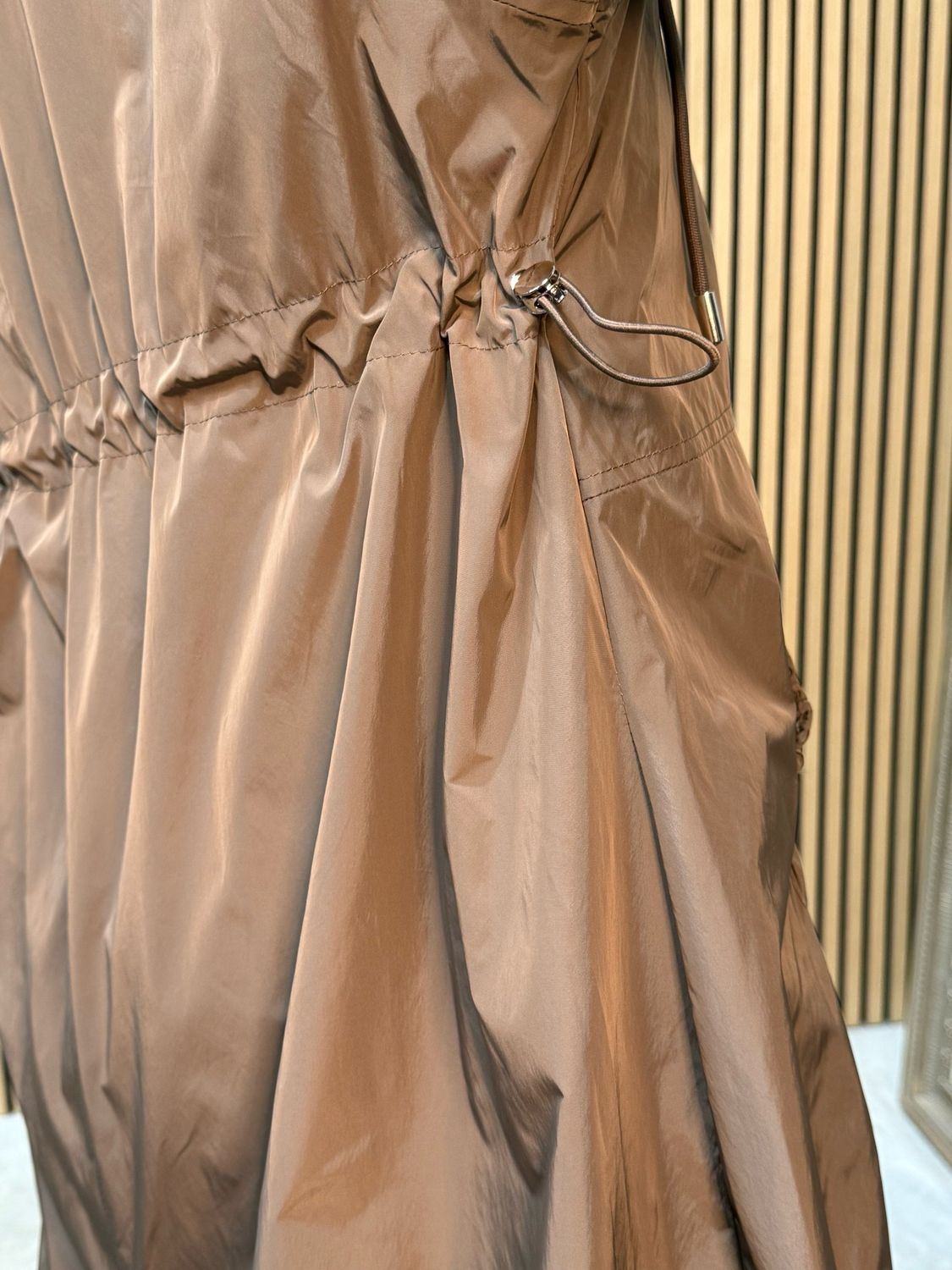 Diane - Hooded Coat - Taupe